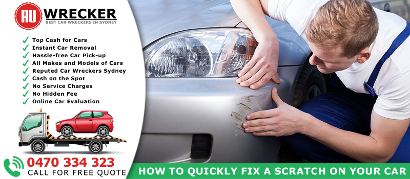 Quickly Fix A Scratch On Your Car
